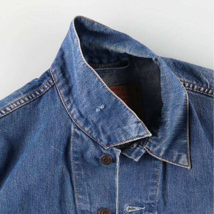 Levi's Euro Model Denim Jacket, Men's Size Medium cotton blue type Vintage Second Hand