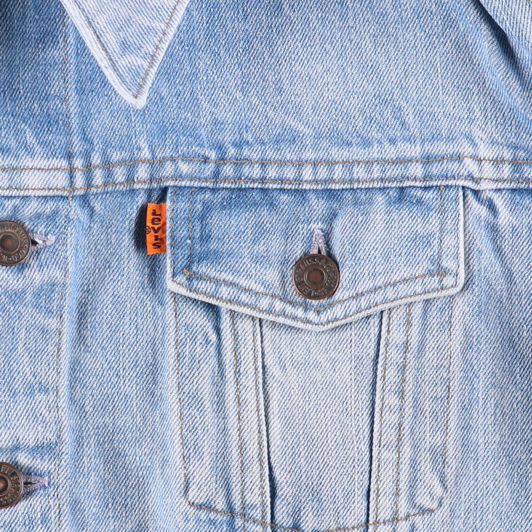 Levi's Orange Tab Denim Jacket, Men's Size Medium unclear blue type Vintage Second Hand