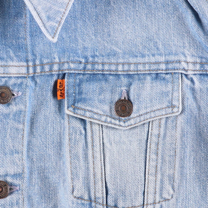 Levi's Orange Tab Denim Jacket, Men's Size Medium unclear blue type Vintage Second Hand