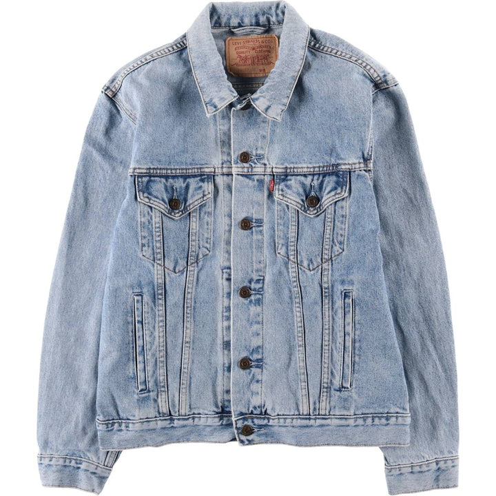 90'S Levi's 70503-0216 denim jacket, denim jacket, men's size M, vintage cotton blue type Vintage Second Hand