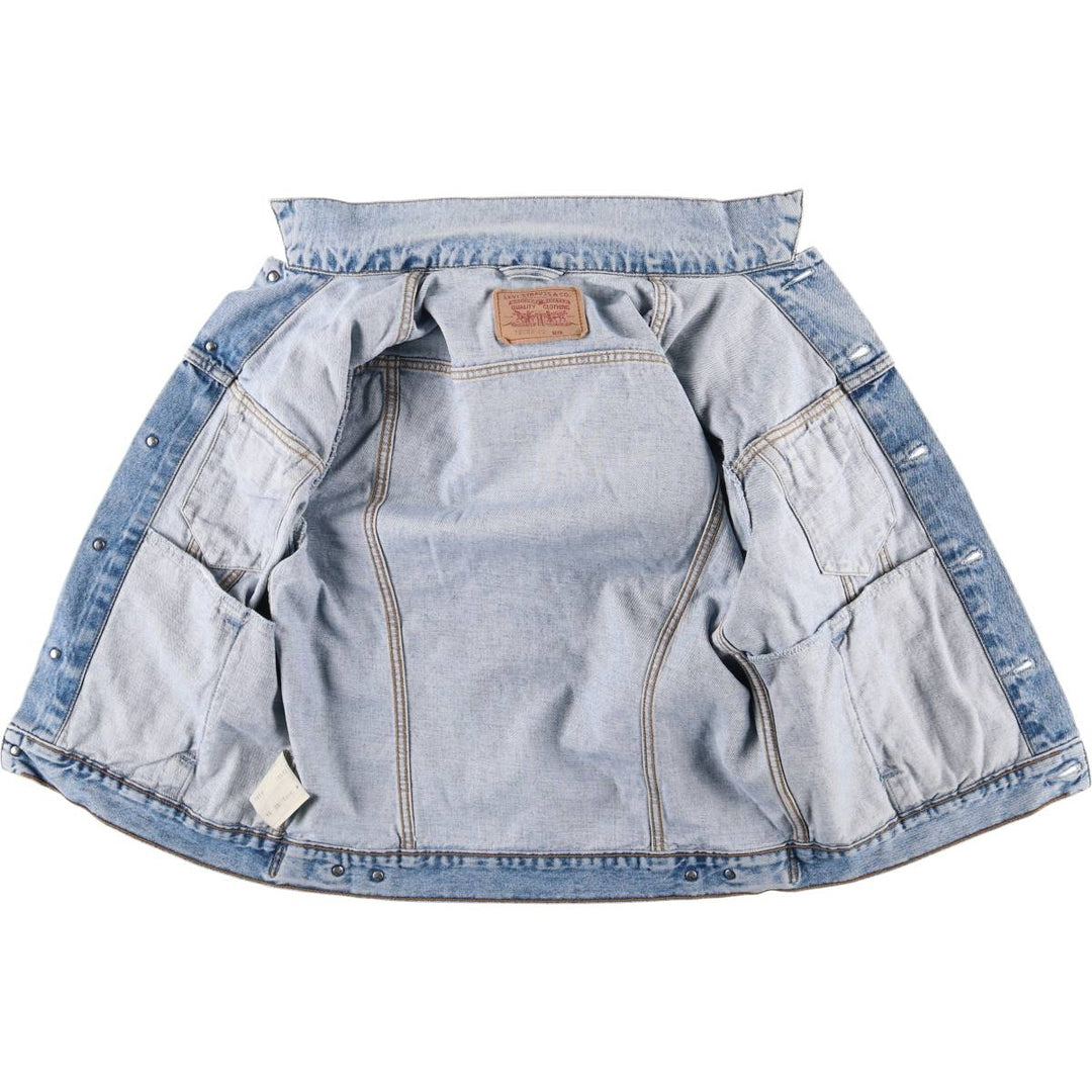90'S Levi's 70503-0216 denim jacket, denim jacket, men's size M, vintage cotton blue type Vintage Second Hand