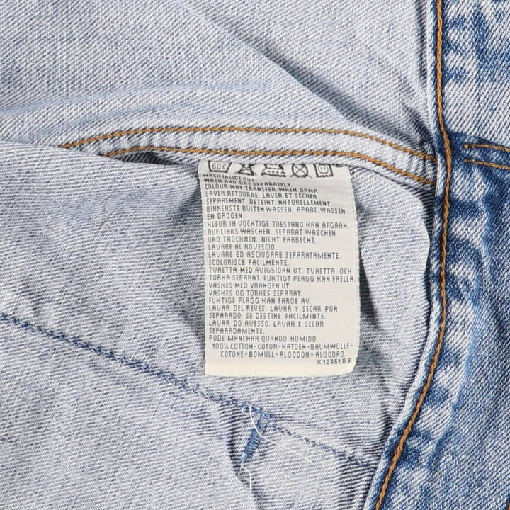 90'S Levi's 70503-0216 denim jacket, denim jacket, men's size M, vintage cotton blue type Vintage Second Hand