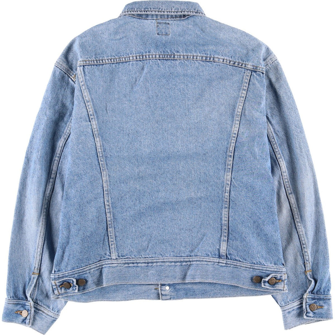 Vintage 80s-90'S Lee denim jacket, denim jacket, men's size L unclear blue type Vintage Second Hand