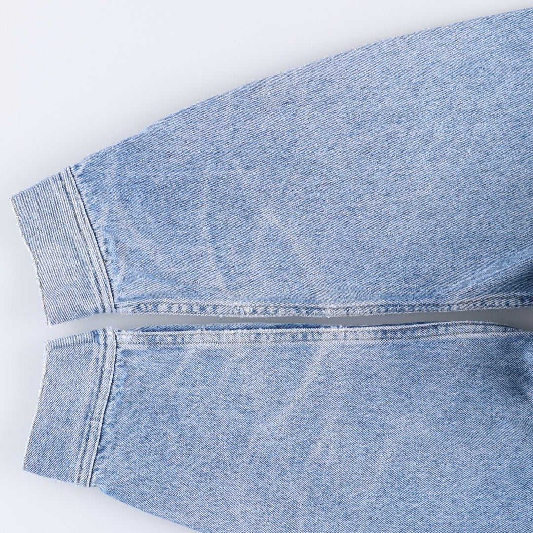 Vintage 80s-90'S Lee denim jacket, denim jacket, men's size L unclear blue type Vintage Second Hand
