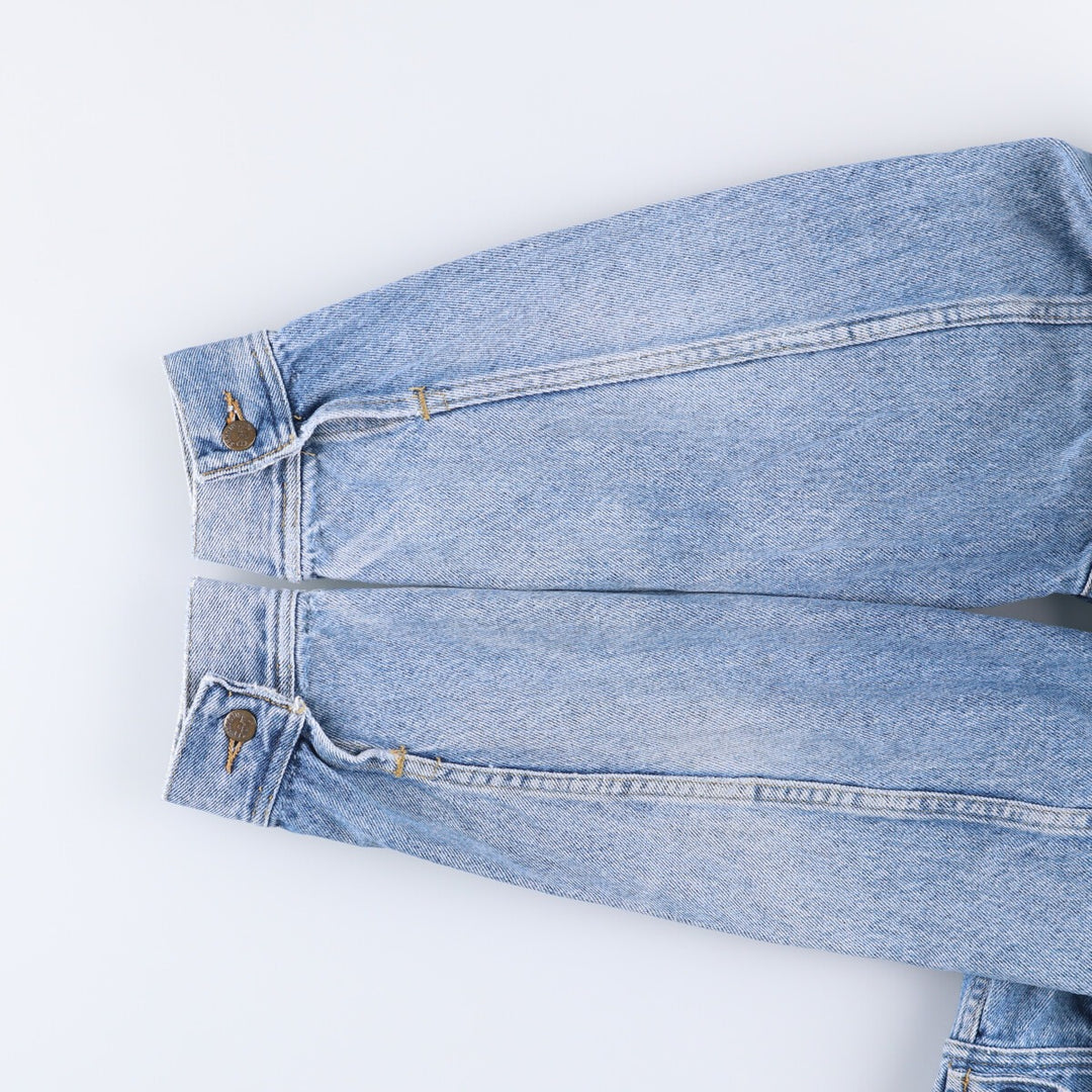 Vintage 80s-90'S Lee denim jacket, denim jacket, men's size L unclear blue type Vintage Second Hand