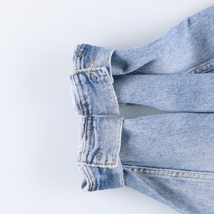 Vintage 80s-90'S Lee denim jacket, denim jacket, men's size L unclear blue type Vintage Second Hand