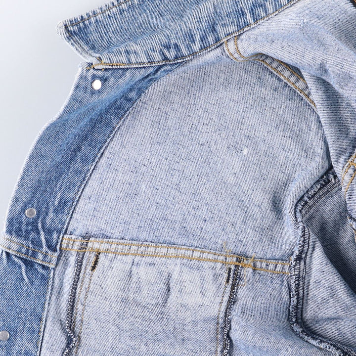 Vintage 80s-90'S Lee denim jacket, denim jacket, men's size L unclear blue type Vintage Second Hand