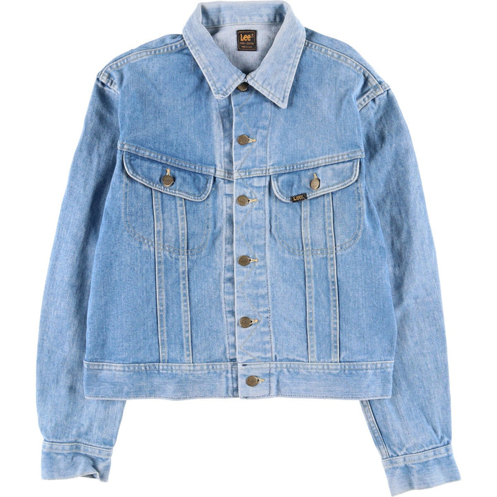 Vintage 1980'S Lee denim jacket, size M, men's unclear blue type Vintage Second Hand