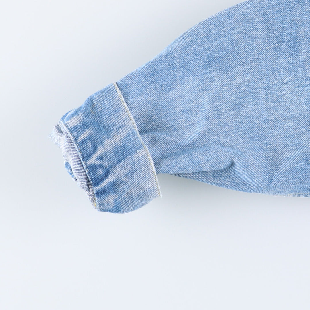 Vintage 1980'S Lee denim jacket, size M, men's unclear blue type Vintage Second Hand