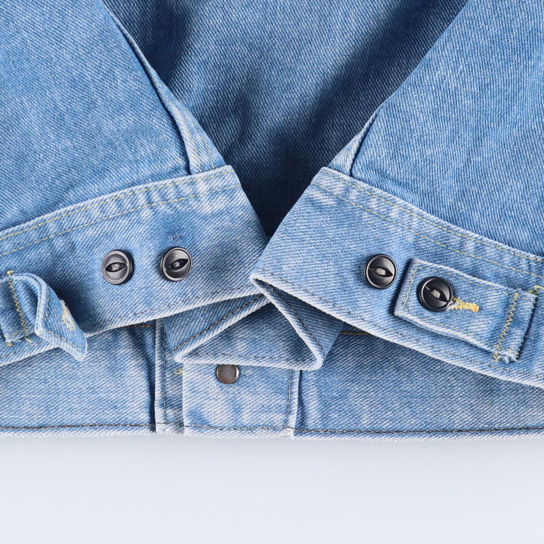 Vintage 1980'S Lee denim jacket, size M, men's unclear blue type Vintage Second Hand