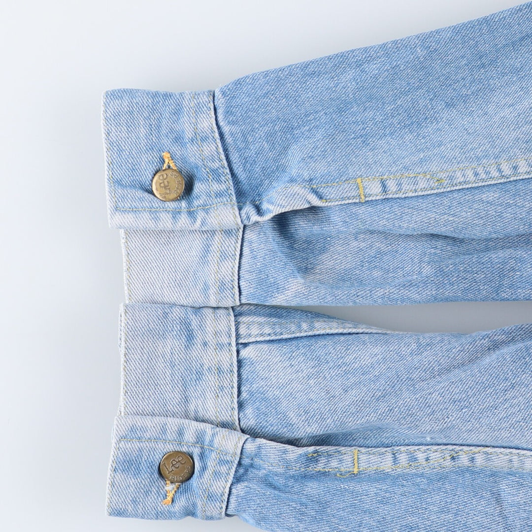 Vintage 1980'S Lee denim jacket, size M, men's unclear blue type Vintage Second Hand