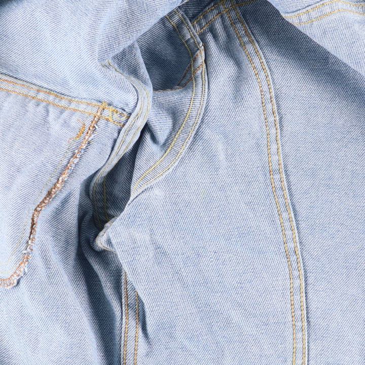 Vintage 1980'S Lee denim jacket, size M, men's unclear blue type Vintage Second Hand
