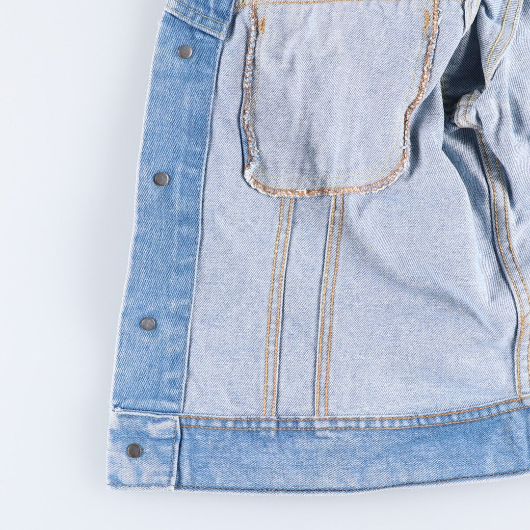 Vintage 1980'S Lee denim jacket, size M, men's unclear blue type Vintage Second Hand