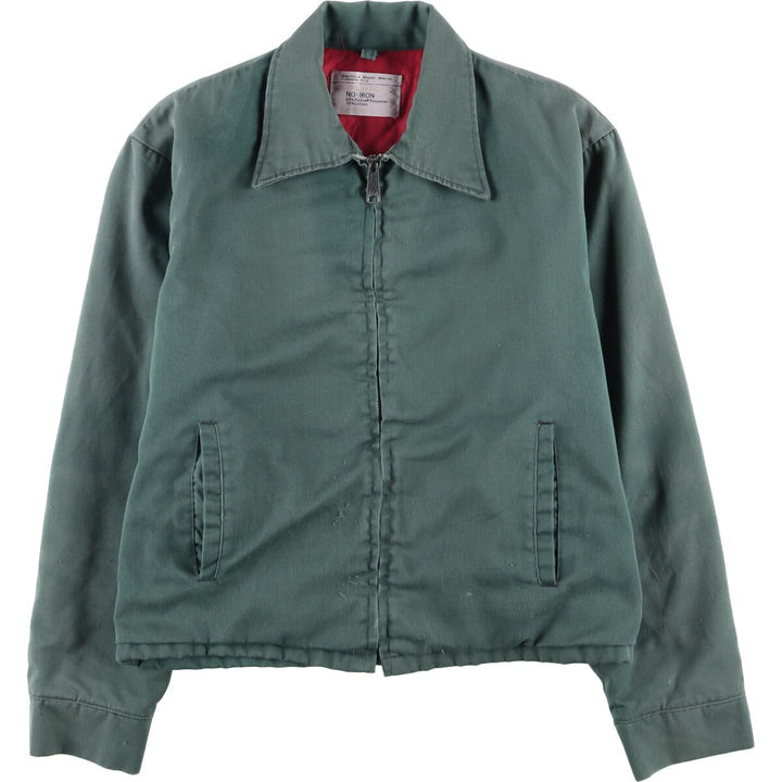 Vintage 1970'S JCPenney Big Mac work jacket, size L, men's polyester Khaki type sage green Vintage Second Hand