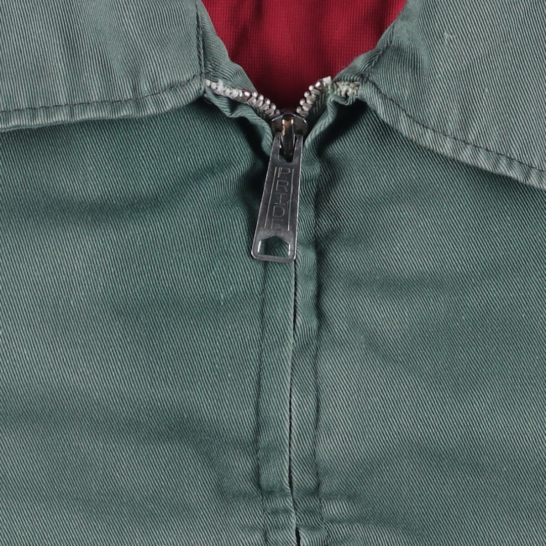 Vintage 1970'S JCPenney Big Mac work jacket, size L, men's polyester Khaki type sage green Vintage Second Hand