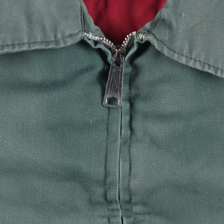 Vintage 1970'S JCPenney Big Mac work jacket, size L, men's polyester Khaki type sage green Vintage Second Hand