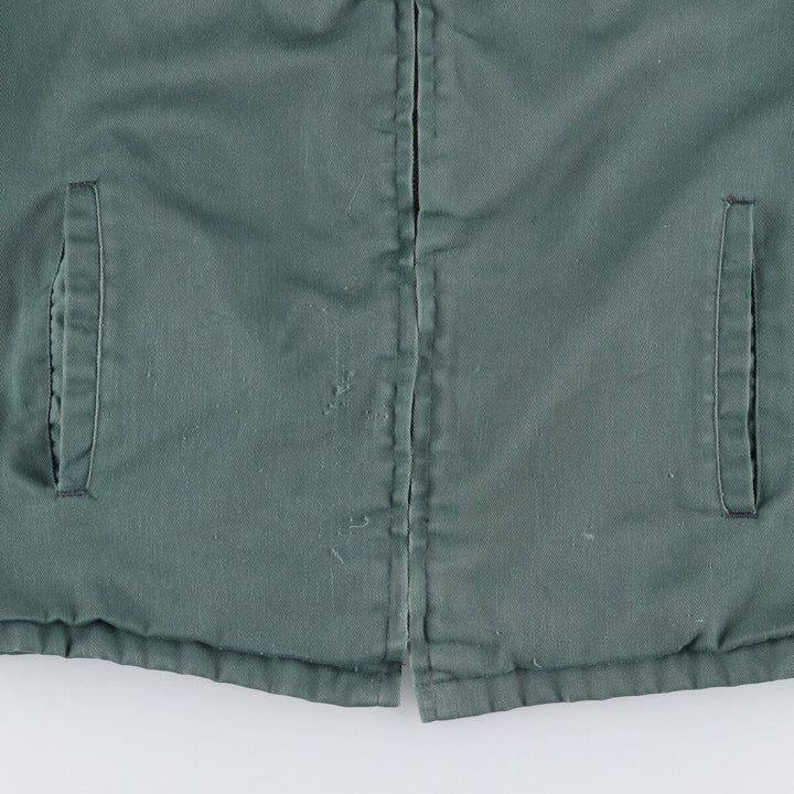 Vintage 1970'S JCPenney Big Mac work jacket, size L, men's polyester Khaki type sage green Vintage Second Hand