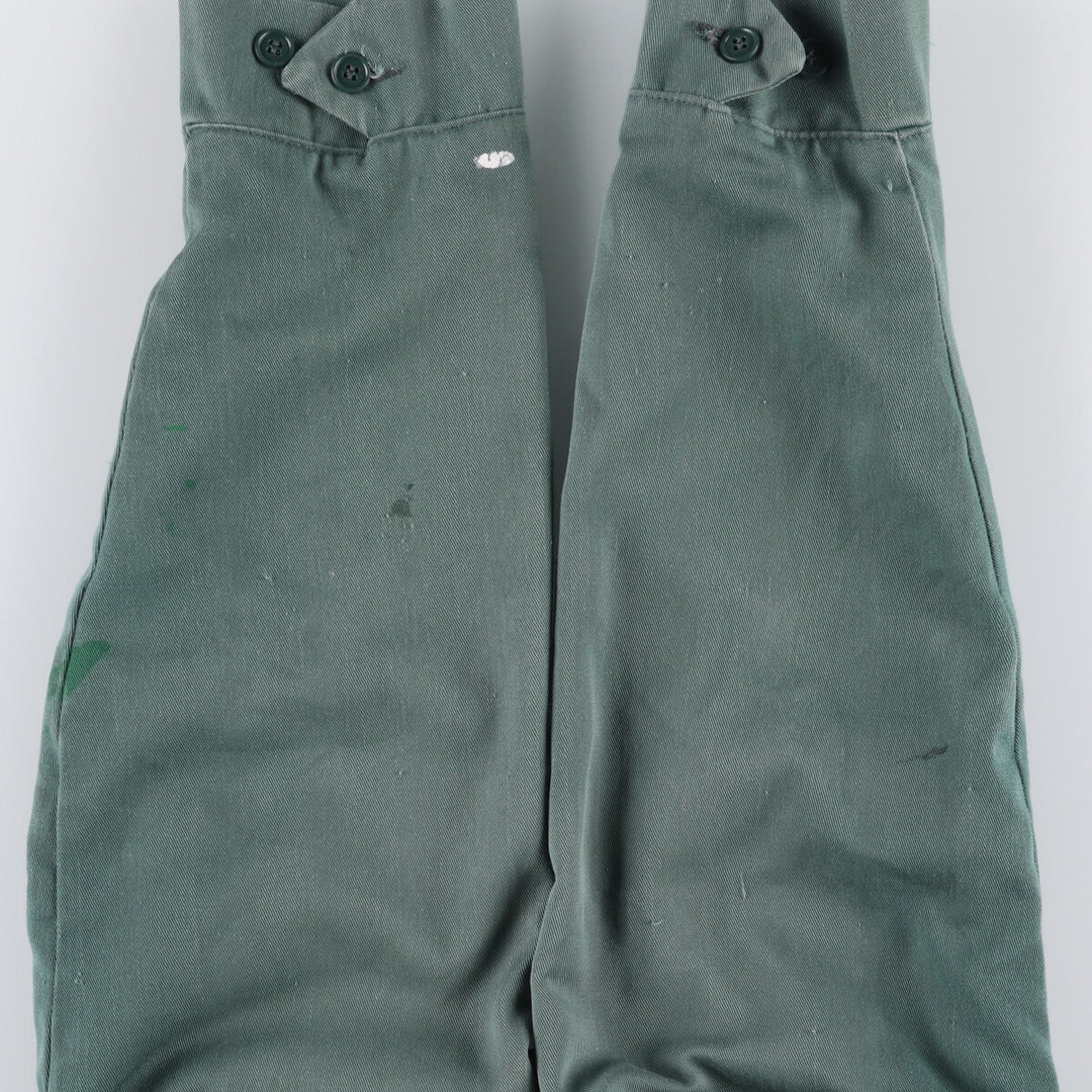 Vintage 1970'S JCPenney Big Mac work jacket, size L, men's polyester Khaki type sage green Vintage Second Hand