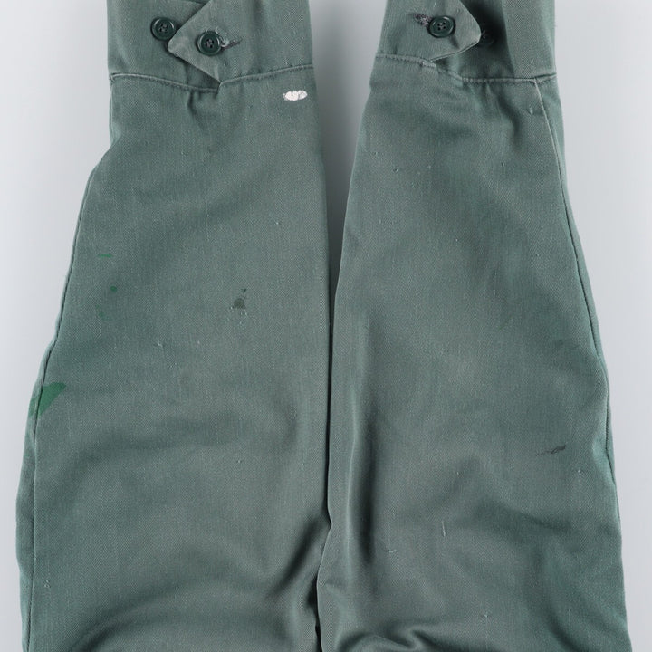 Vintage 1970'S JCPenney Big Mac work jacket, size L, men's polyester Khaki type sage green Vintage Second Hand