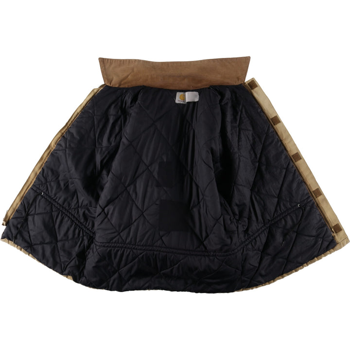 90s~ Carhartt Padded Traditional Coat/Duckwork Blouson, Men's XL, Vintage unclear Beige type Vintage Second Hand