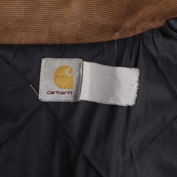 90s~ Carhartt Padded Traditional Coat/Duckwork Blouson, Men's XL, Vintage unclear Beige type Vintage Second Hand