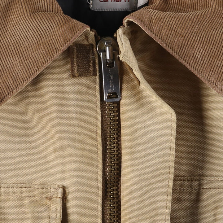 90s~ Carhartt Padded Traditional Coat/Duckwork Blouson, Men's XL, Vintage unclear Beige type Vintage Second Hand