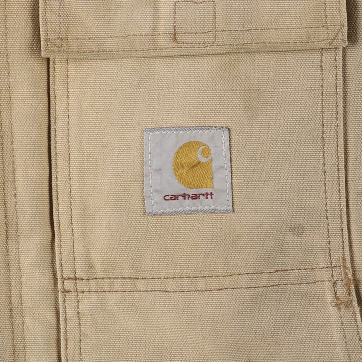 90s~ Carhartt Padded Traditional Coat/Duckwork Blouson, Men's XL, Vintage unclear Beige type Vintage Second Hand