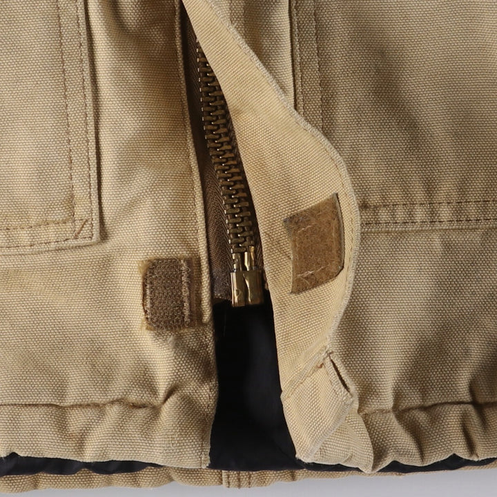 90s~ Carhartt Padded Traditional Coat/Duckwork Blouson, Men's XL, Vintage unclear Beige type Vintage Second Hand