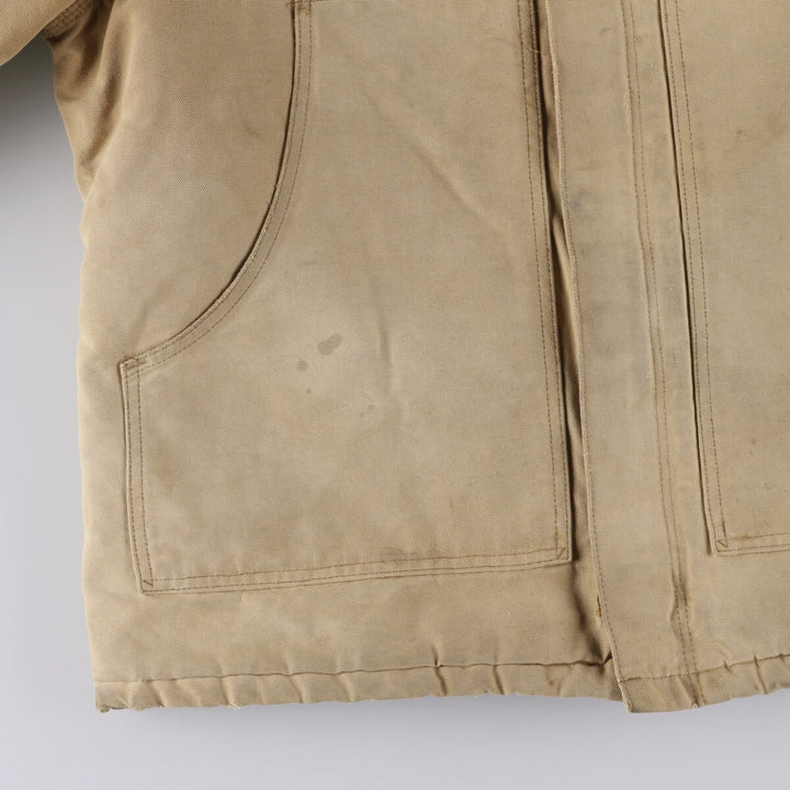 90s~ Carhartt Padded Traditional Coat/Duckwork Blouson, Men's XL, Vintage unclear Beige type Vintage Second Hand
