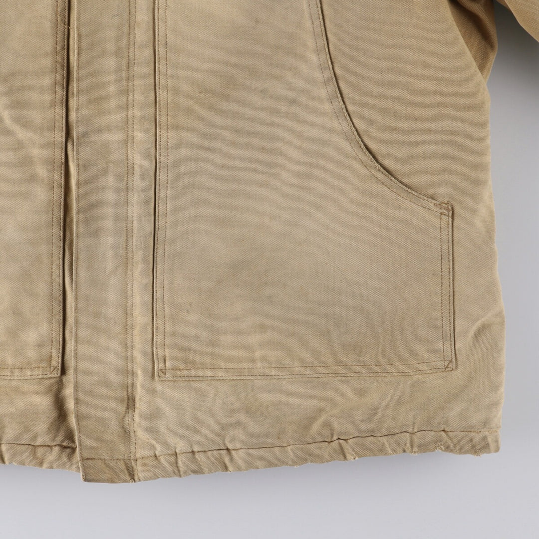 90s~ Carhartt Padded Traditional Coat/Duckwork Blouson, Men's XL, Vintage unclear Beige type Vintage Second Hand