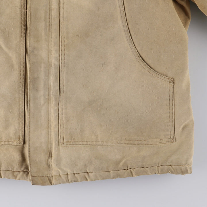 90s~ Carhartt Padded Traditional Coat/Duckwork Blouson, Men's XL, Vintage unclear Beige type Vintage Second Hand