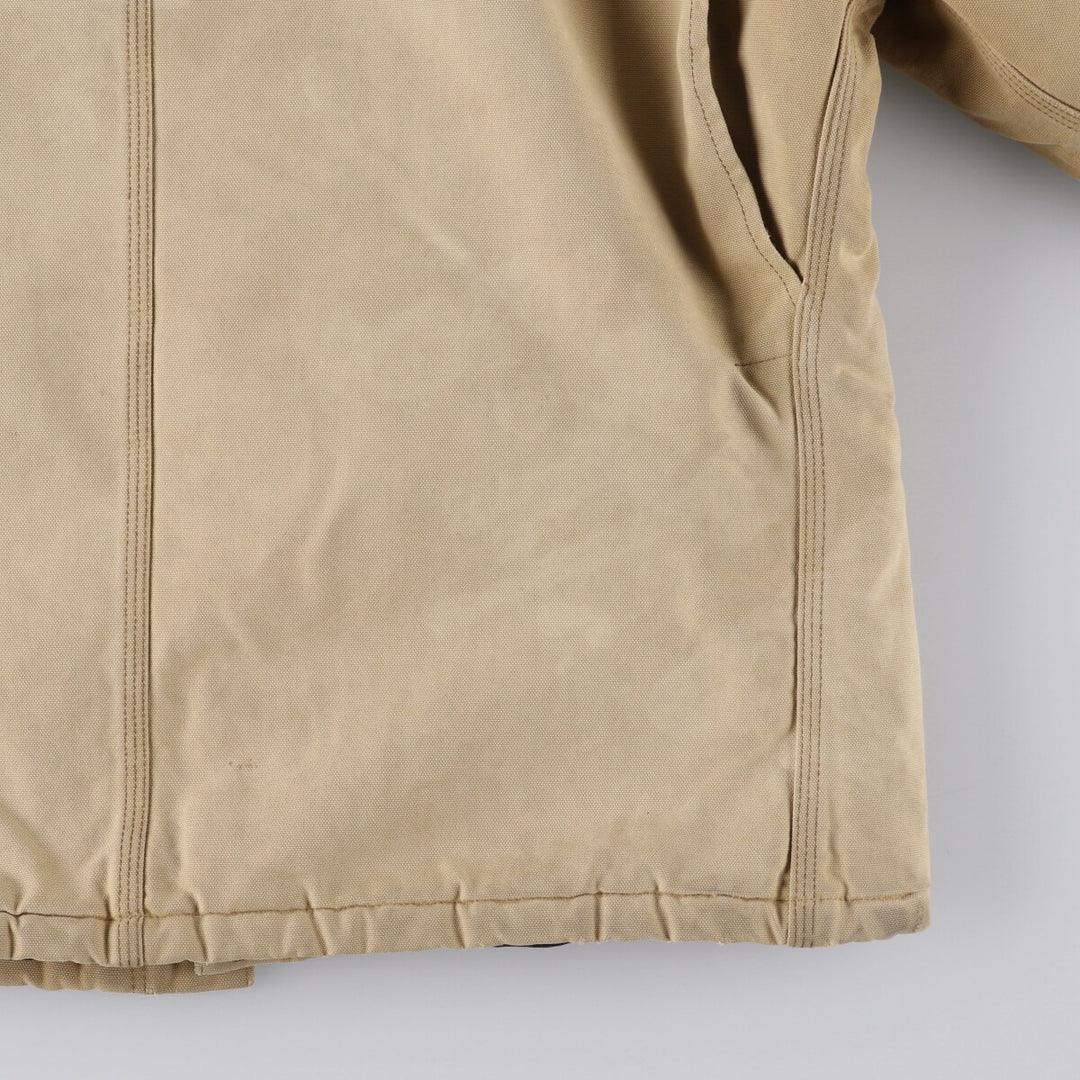 90s~ Carhartt Padded Traditional Coat/Duckwork Blouson, Men's XL, Vintage unclear Beige type Vintage Second Hand