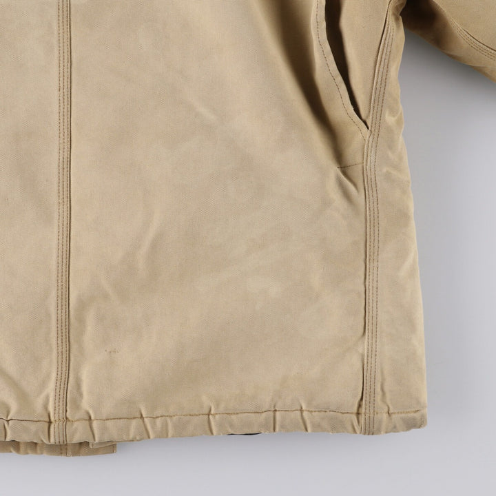 90s~ Carhartt Padded Traditional Coat/Duckwork Blouson, Men's XL, Vintage unclear Beige type Vintage Second Hand