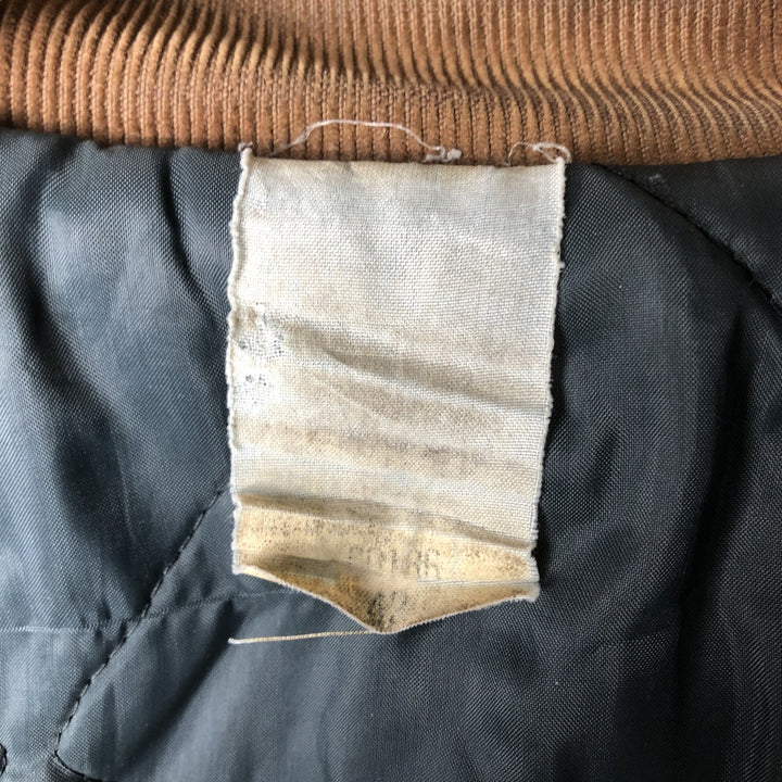 Carhartt Padded Traditional Duck Work Jacket, Men's, Size L, Vintage unclear Beige type Vintage Second Hand