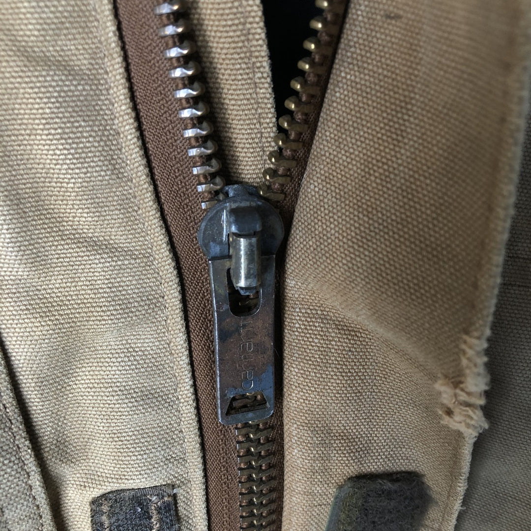 Carhartt Padded Traditional Duck Work Jacket, Men's, Size L, Vintage unclear Beige type Vintage Second Hand