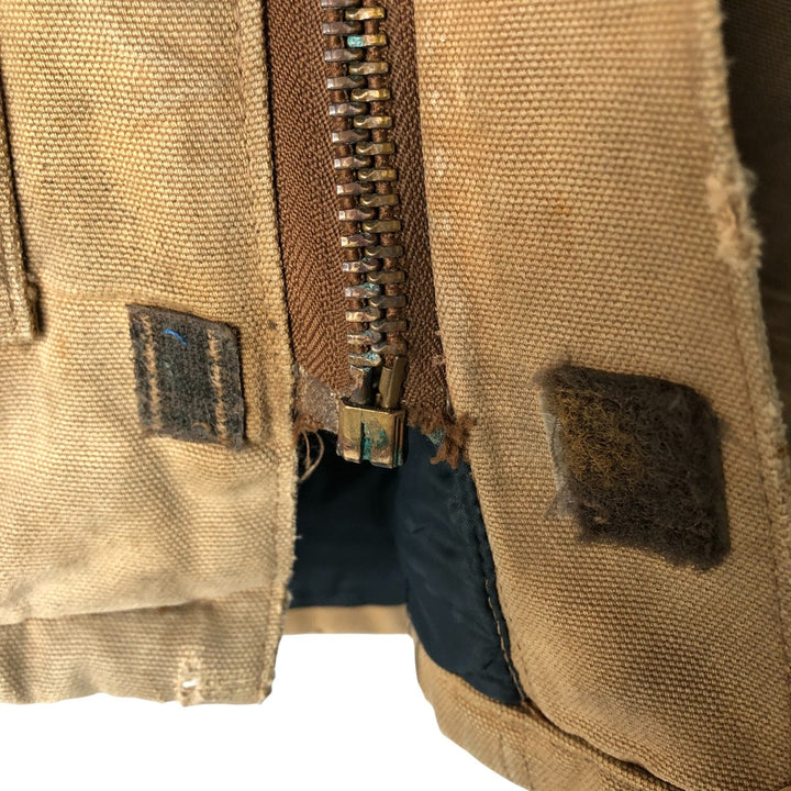 Carhartt Padded Traditional Duck Work Jacket, Men's, Size L, Vintage unclear Beige type Vintage Second Hand