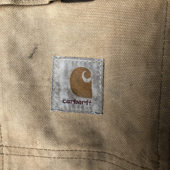 Carhartt Padded Traditional Duck Work Jacket, Men's, Size L, Vintage unclear Beige type Vintage Second Hand