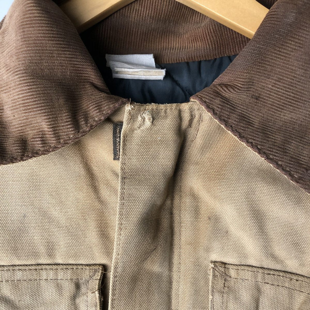 Carhartt Padded Traditional Duck Work Jacket, Men's, Size L, Vintage unclear Beige type Vintage Second Hand
