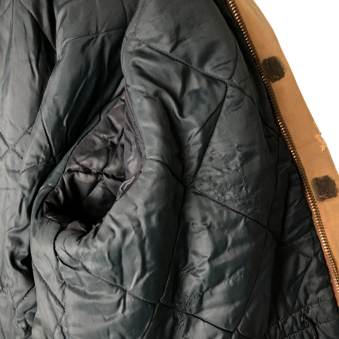 Carhartt Padded Traditional Duck Work Jacket, Men's, Size L, Vintage unclear Beige type Vintage Second Hand