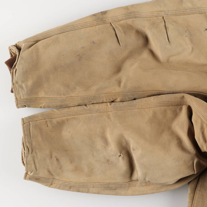 Carhartt Traditional Coat Duck Work Jacket Men's XL unclear Beige type Vintage Second Hand