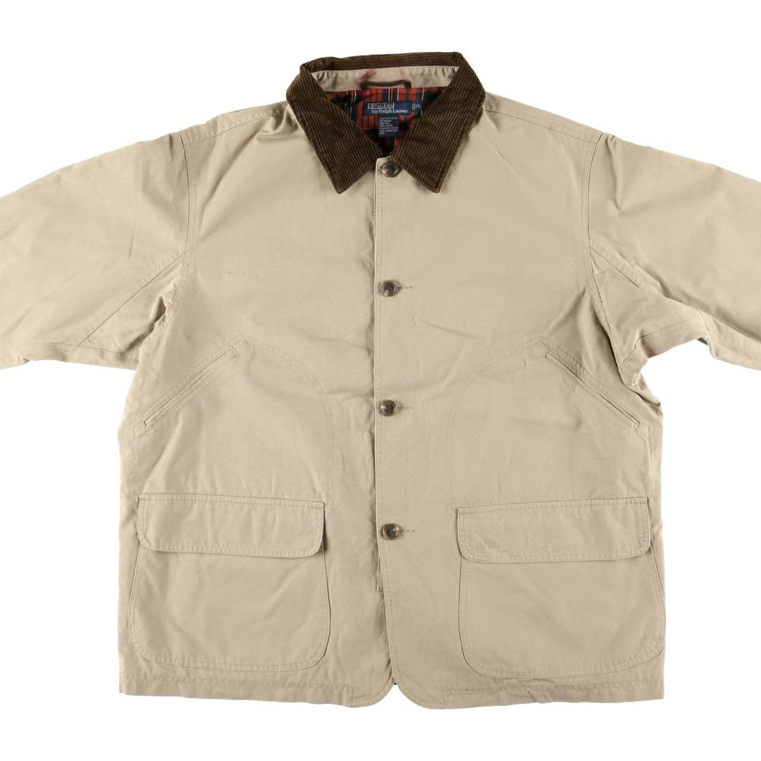 Ralph Lauren POLO by Ralph Lauren Hunting Jacket Men's XL cotton Beige type Vintage Second Hand