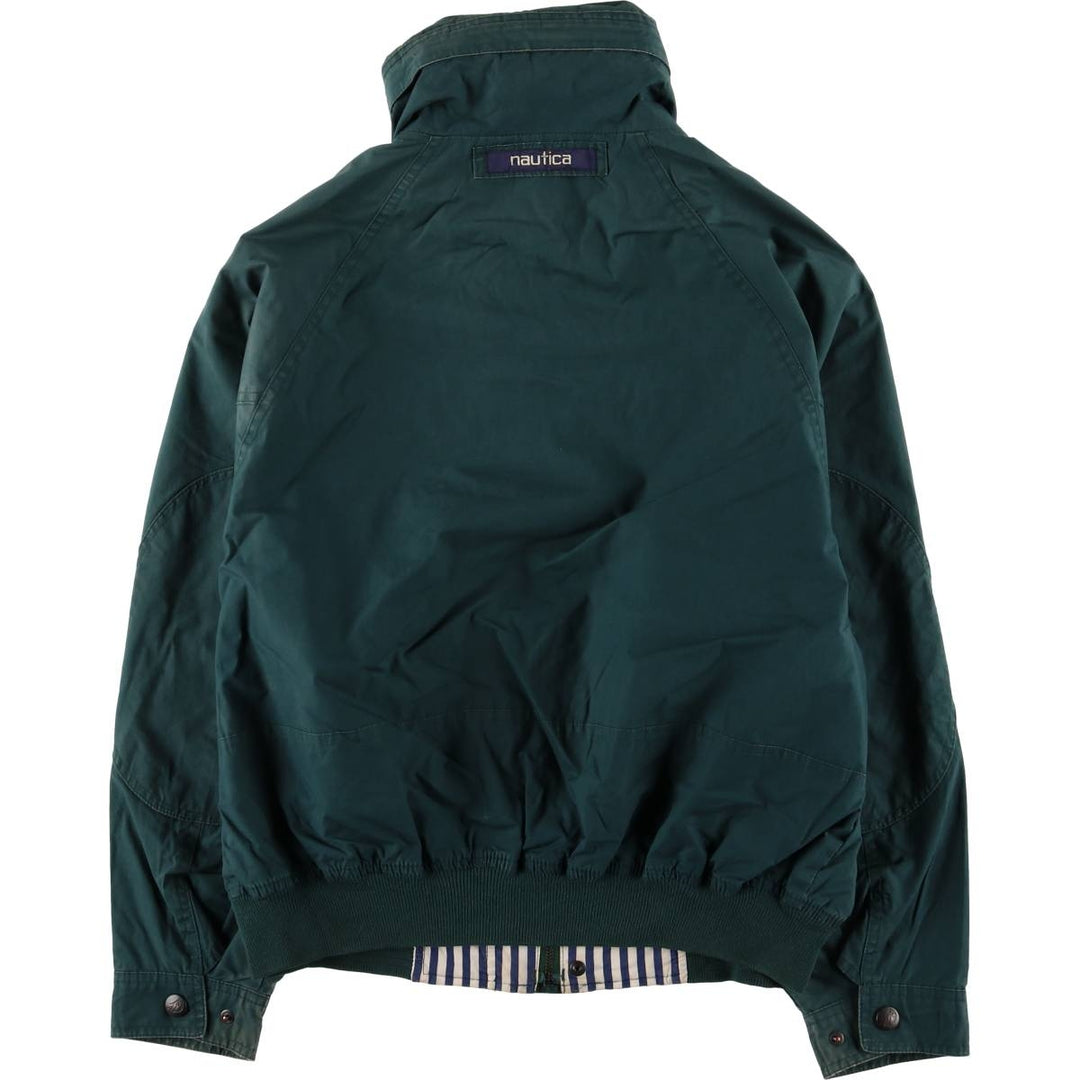 Vintage 80s-90'S Nautica cotton jacket, size M, men's cotton green type Vintage Second Hand