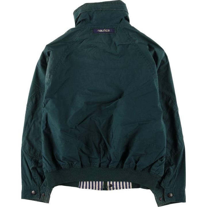 Vintage 80s-90'S Nautica cotton jacket, size M, men's cotton green type Vintage Second Hand