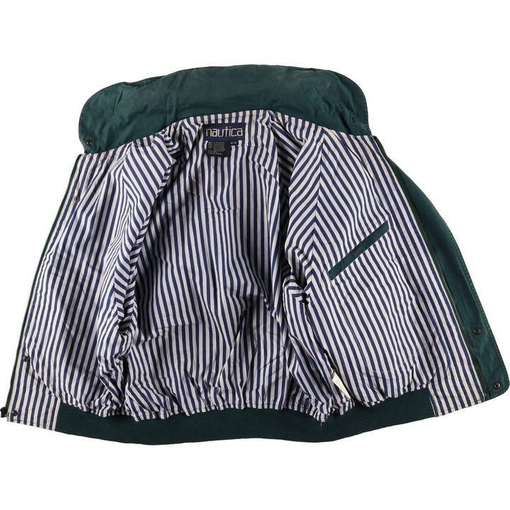 Vintage 80s-90'S Nautica cotton jacket, size M, men's cotton green type Vintage Second Hand