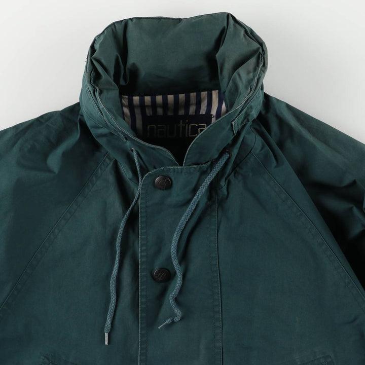 Vintage 80s-90'S Nautica cotton jacket, size M, men's cotton green type Vintage Second Hand