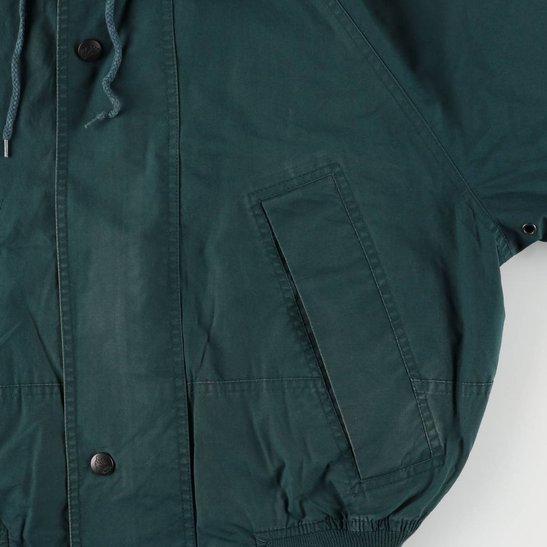 Vintage 80s-90'S Nautica cotton jacket, size M, men's cotton green type Vintage Second Hand