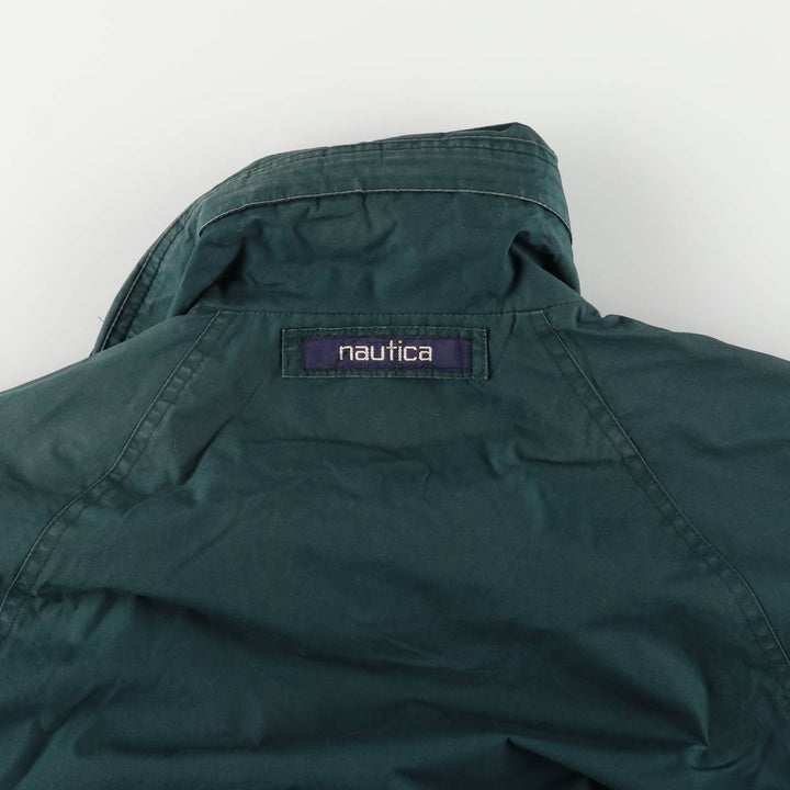 Vintage 80s-90'S Nautica cotton jacket, size M, men's cotton green type Vintage Second Hand