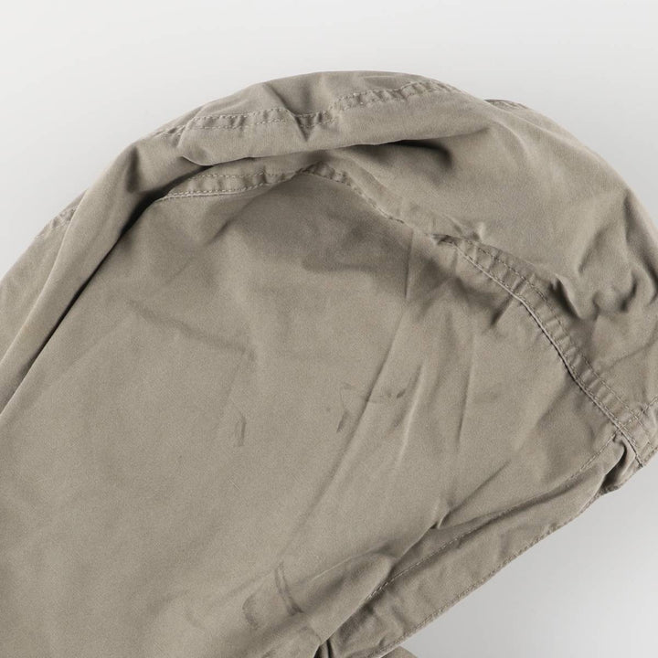 Ralph Lauren POLO by Ralph Lauren reversible cotton hoodie, men's size XL cotton Khaki type beige Vintage Second Hand