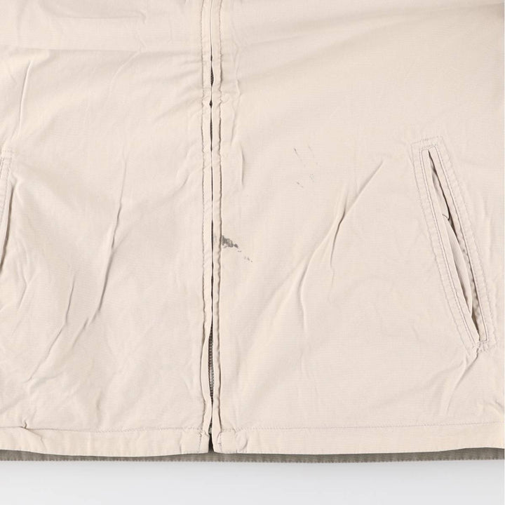 Ralph Lauren POLO by Ralph Lauren reversible cotton hoodie, men's size XL cotton Khaki type beige Vintage Second Hand