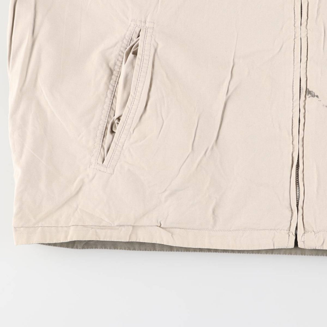 Ralph Lauren POLO by Ralph Lauren reversible cotton hoodie, men's size XL cotton Khaki type beige Vintage Second Hand